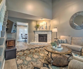 Modern Townhome with Fireplace Near Stoll Park