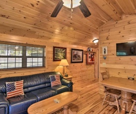 Cozy Anchors Away Cabin Hideaway with Fire Pit!