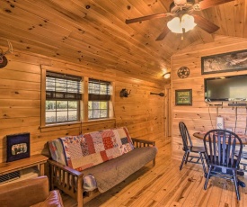 Rural Cabin Hideaway with Fire Pit and Mtn Views!