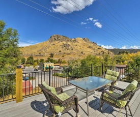 Central Lava Hot Springs Studio with Deck and Views!