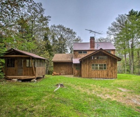 Boothbay Harbor Cabin with Spacious Deck and Yard!